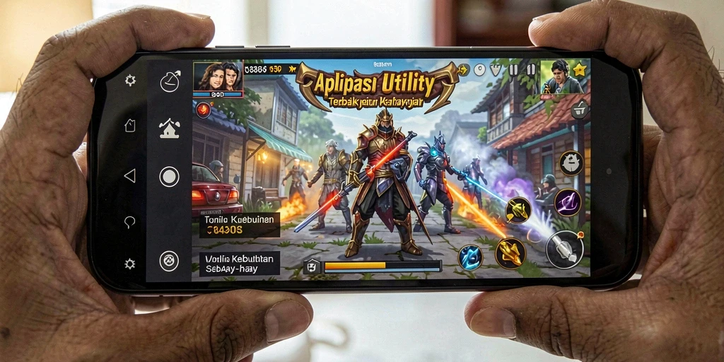 Tampilan antarmuka utama dari aplikasi Utility 8364 yang user-friendly.