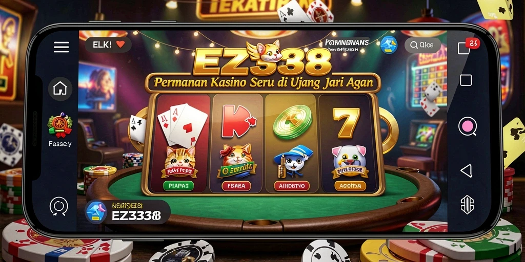 Tampilan menarik dari gameplay Kasino EZ338 yang seru.