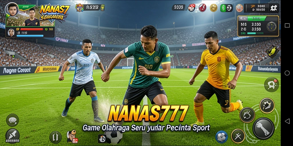 Tampilan gameplay NANAS777 yang seru dalam pertandingan olahraga.