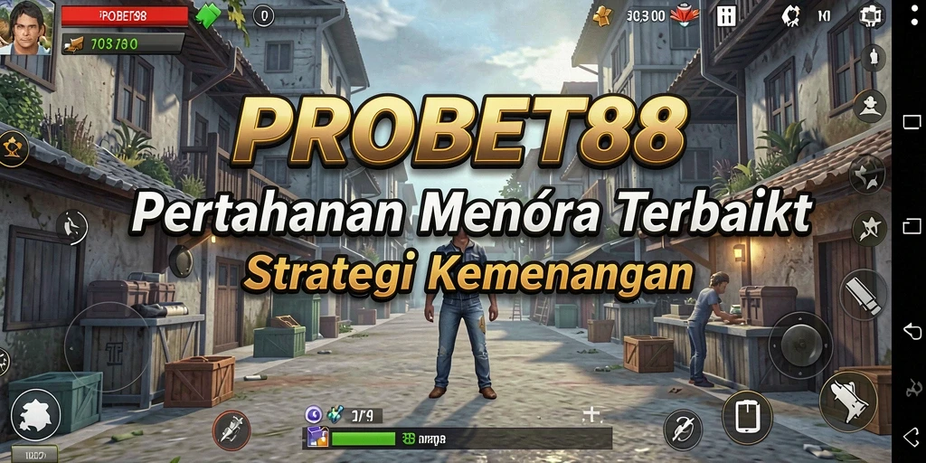Tangkapan layar PROBET88 menunjukkan pertahanan menara yang epik.